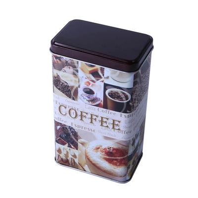 Metal Gift Coffee Packaging Tea Tins Box