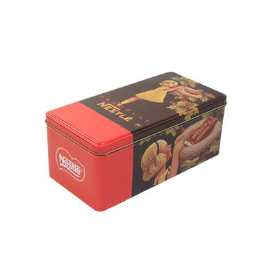 Metal cookie tin box with customized design